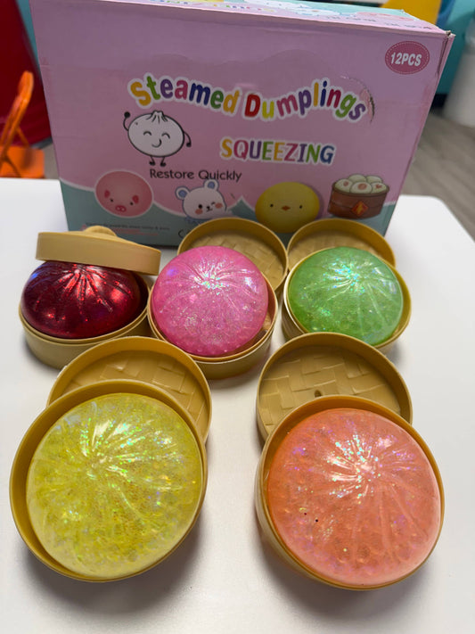 The Viral Dumpling Squishy  - Glitter Edition