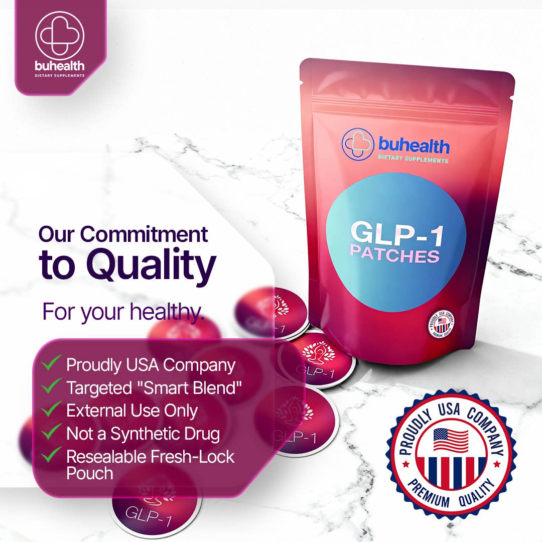 SANURA WELL GLP1 Patches, 30 pack, Made in USA