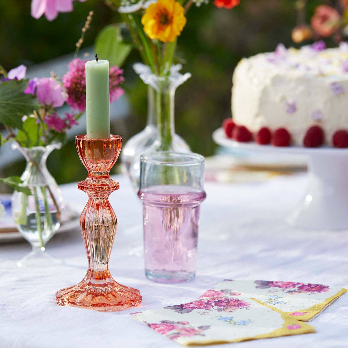 Talking Tables Floral Paper Napkins - 20 Pack | Tea Party Decor |