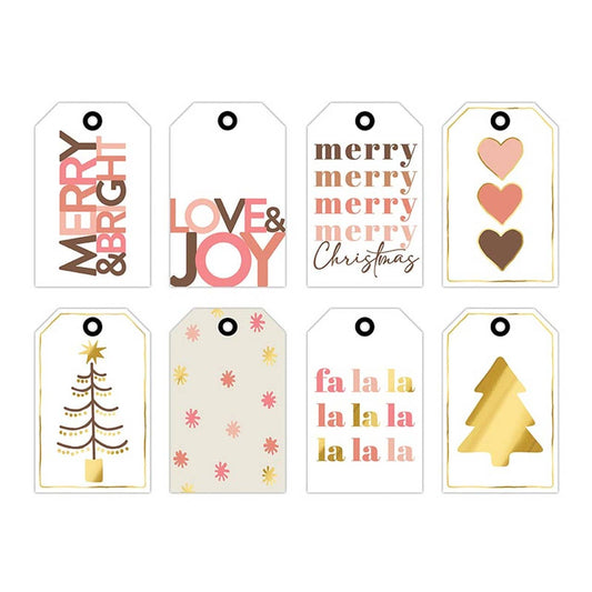 Santa Barbara Gift Tag Book - Merry & Bright