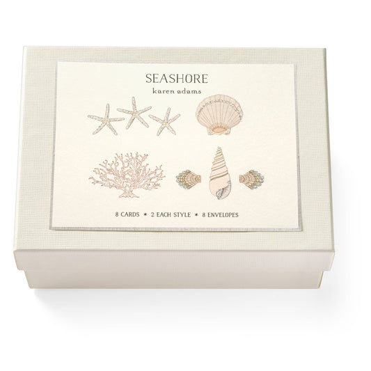 Karen Adams Seashore Note Card Box