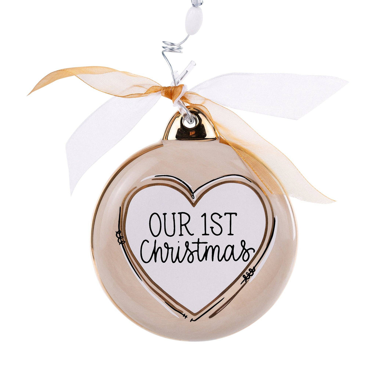 Glory Haus "Our First Christmas" Puff Ornament