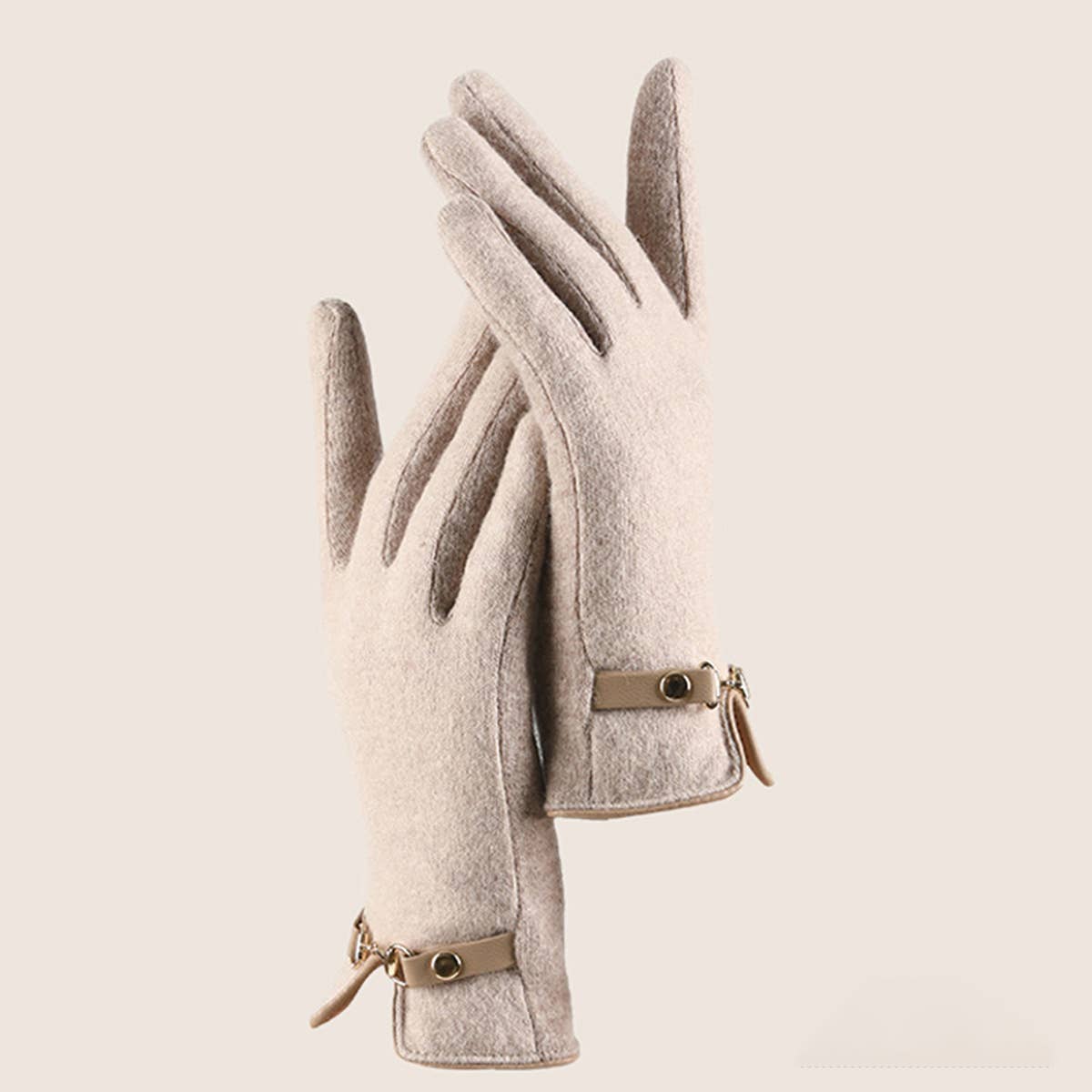 Cute Wool Touchscreen Gloves – Winter for Women_CWAG0048