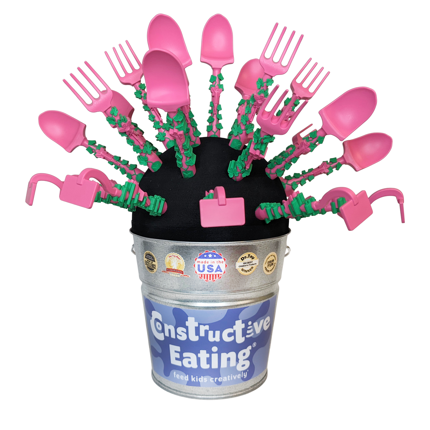 Constructive Eating Garden Fairy Utensils