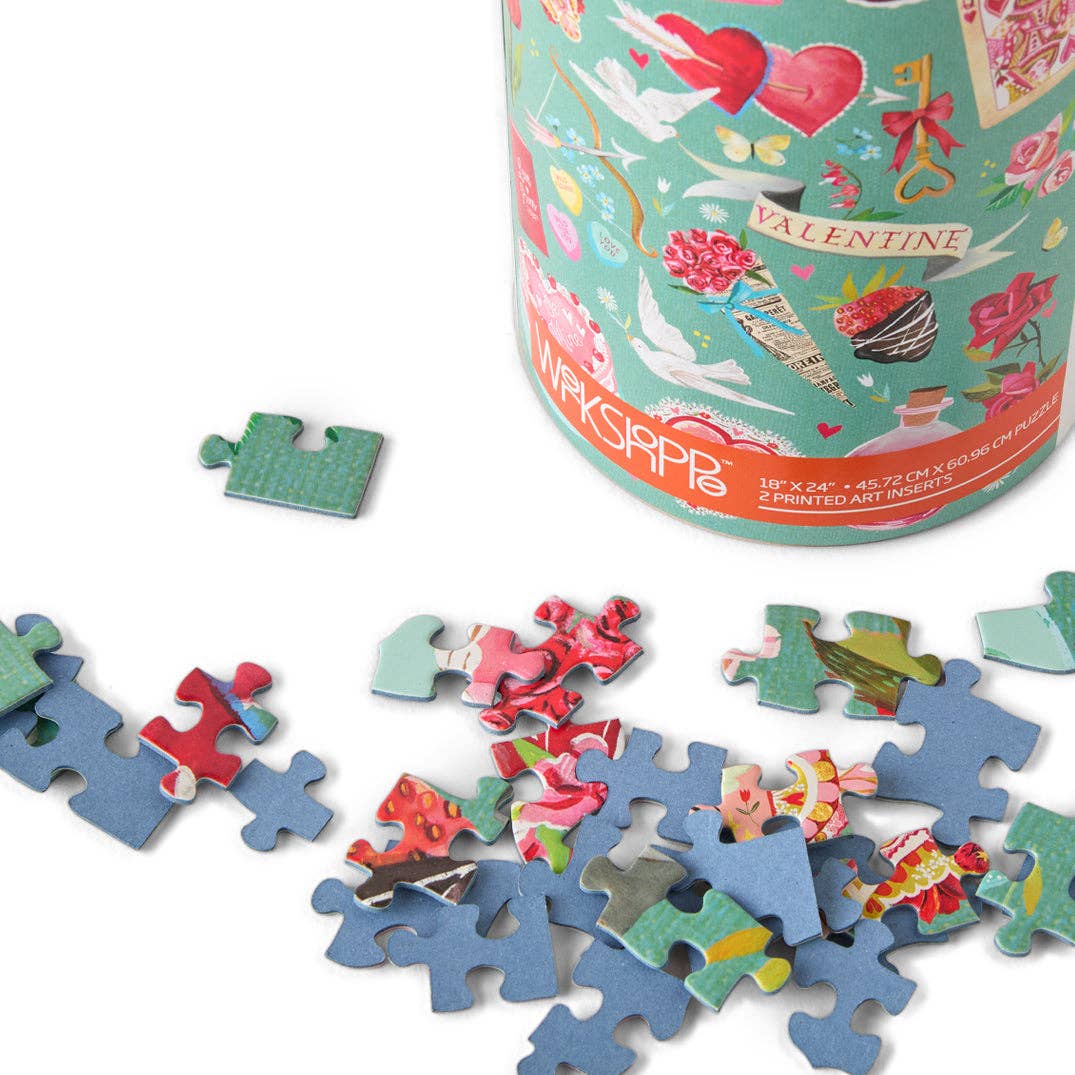 WerkShoppe Valentines Classics 500 Piece Puzzle | Valentine's Day
