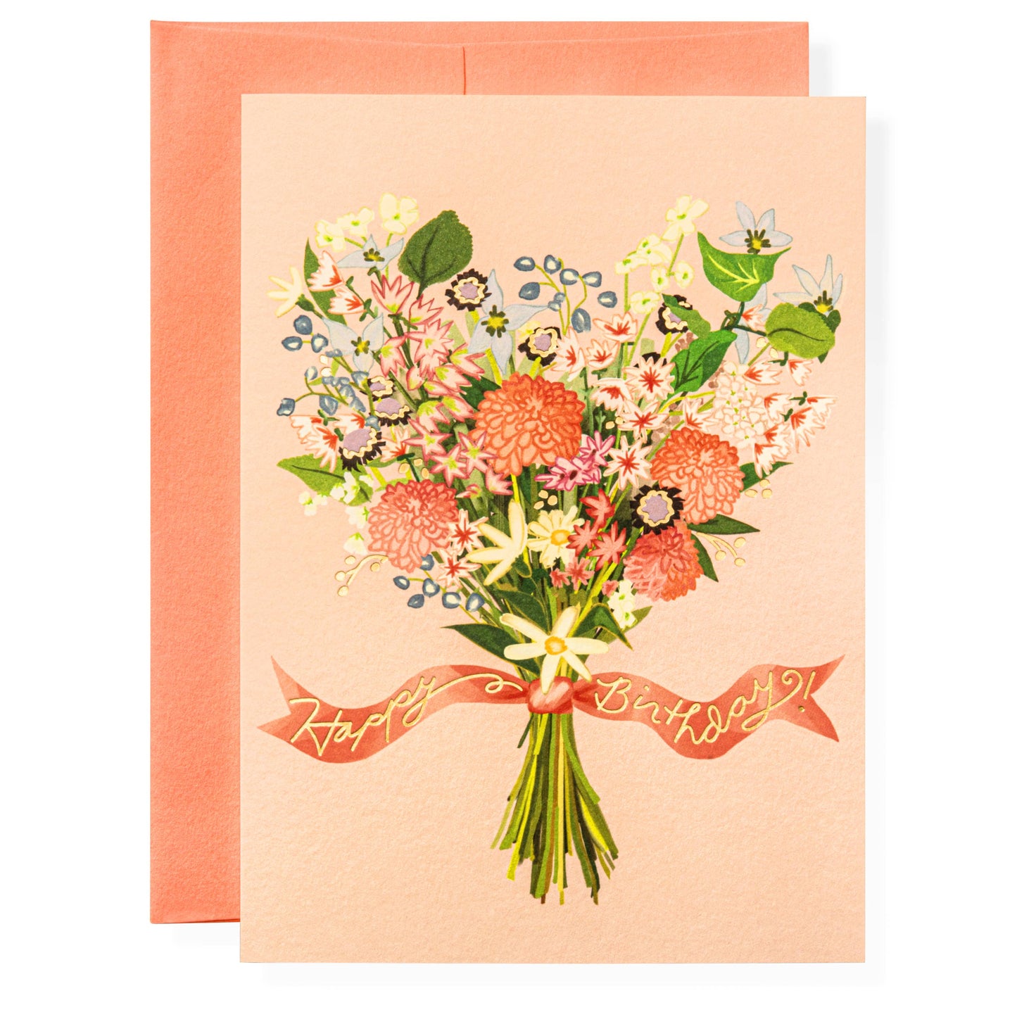 Karen Adams Birthday Bouquet Greeting Card