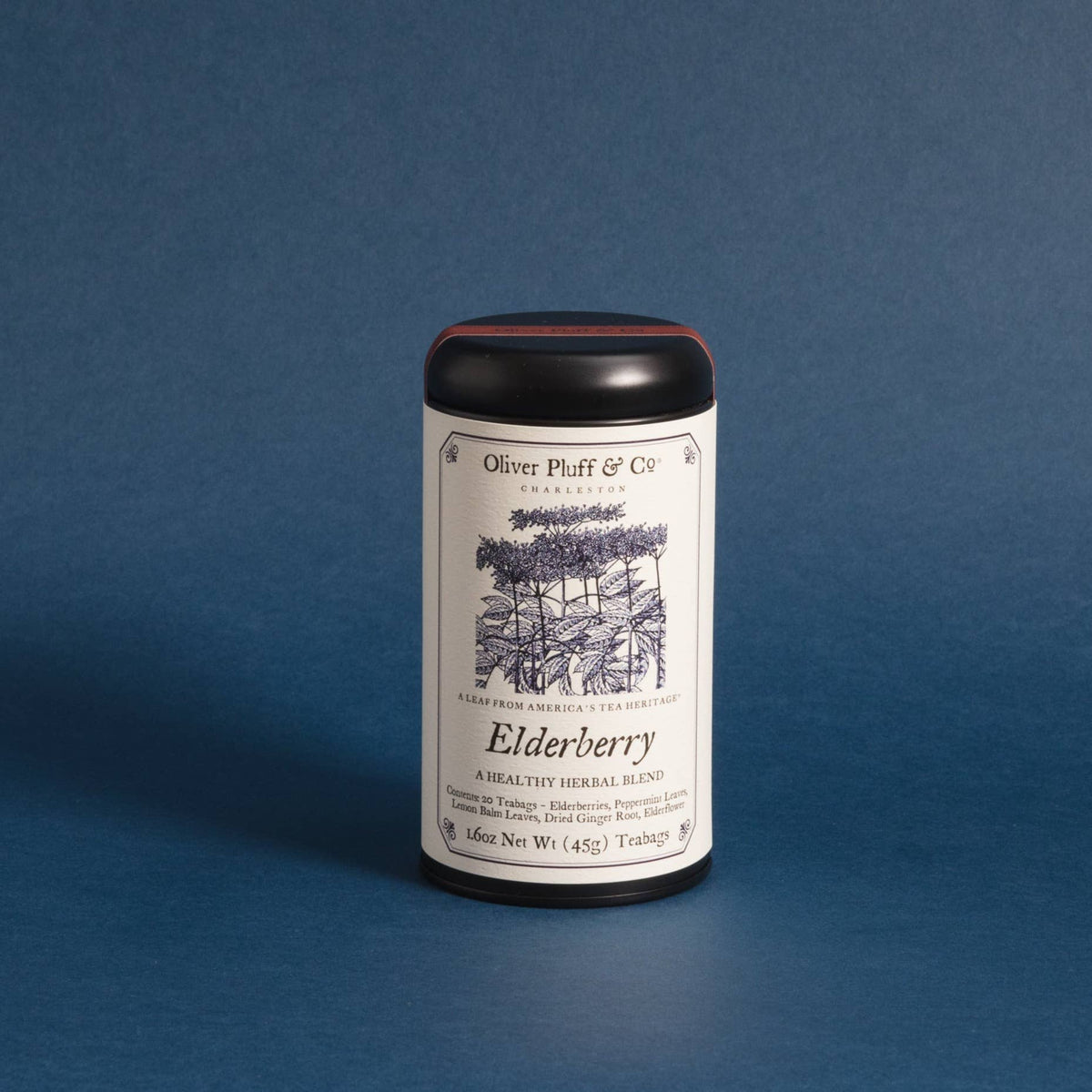 Oliver Pluff & Company Elderberry - 20 Teabags in Signature Tea Tin