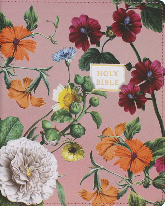 NIV Artisan Collection Bible LP Leathersoft Blush Floral