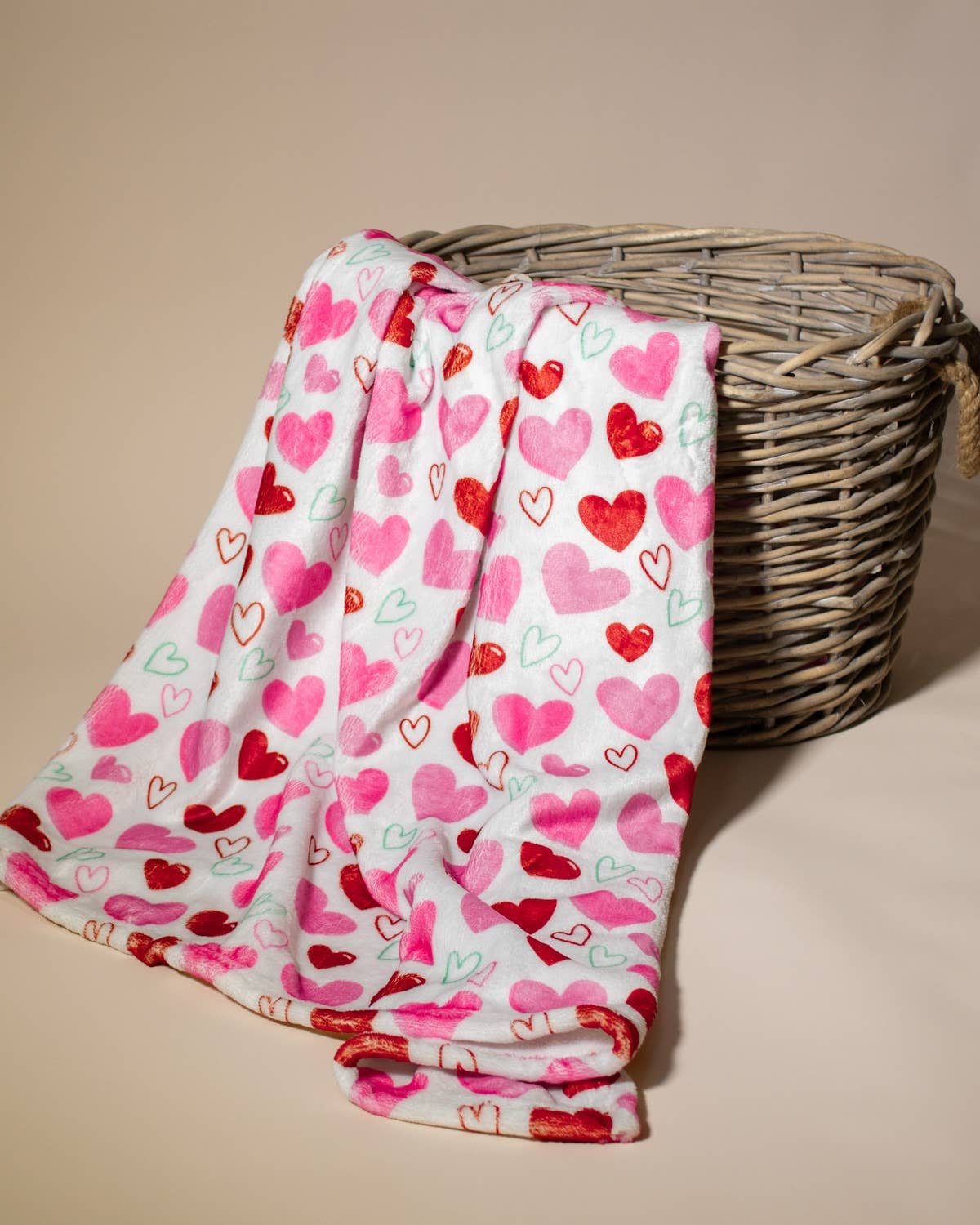 Royal Standard All You Need is Love Throw/Pink/Multi   50x60