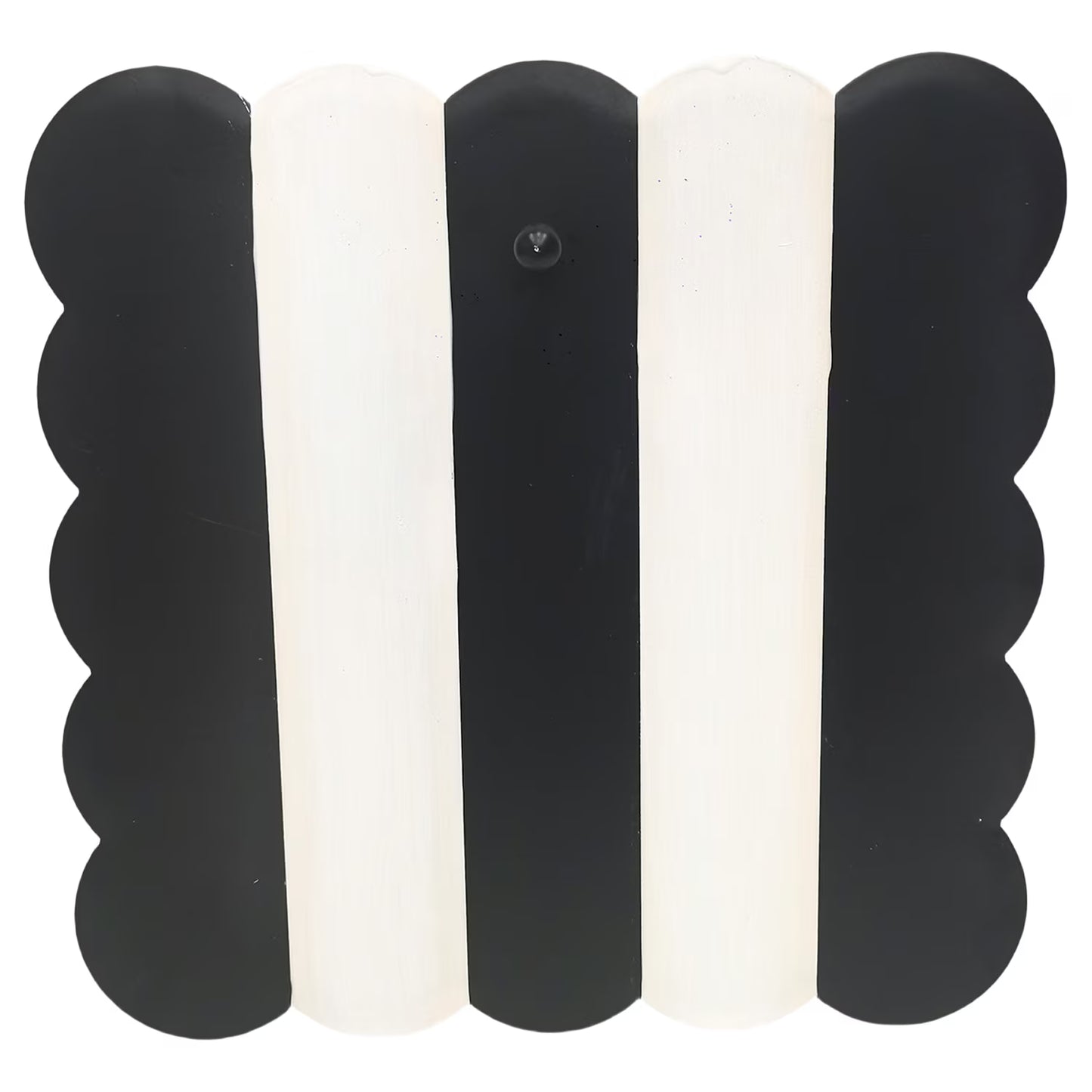 Round Top Black & White Display Board