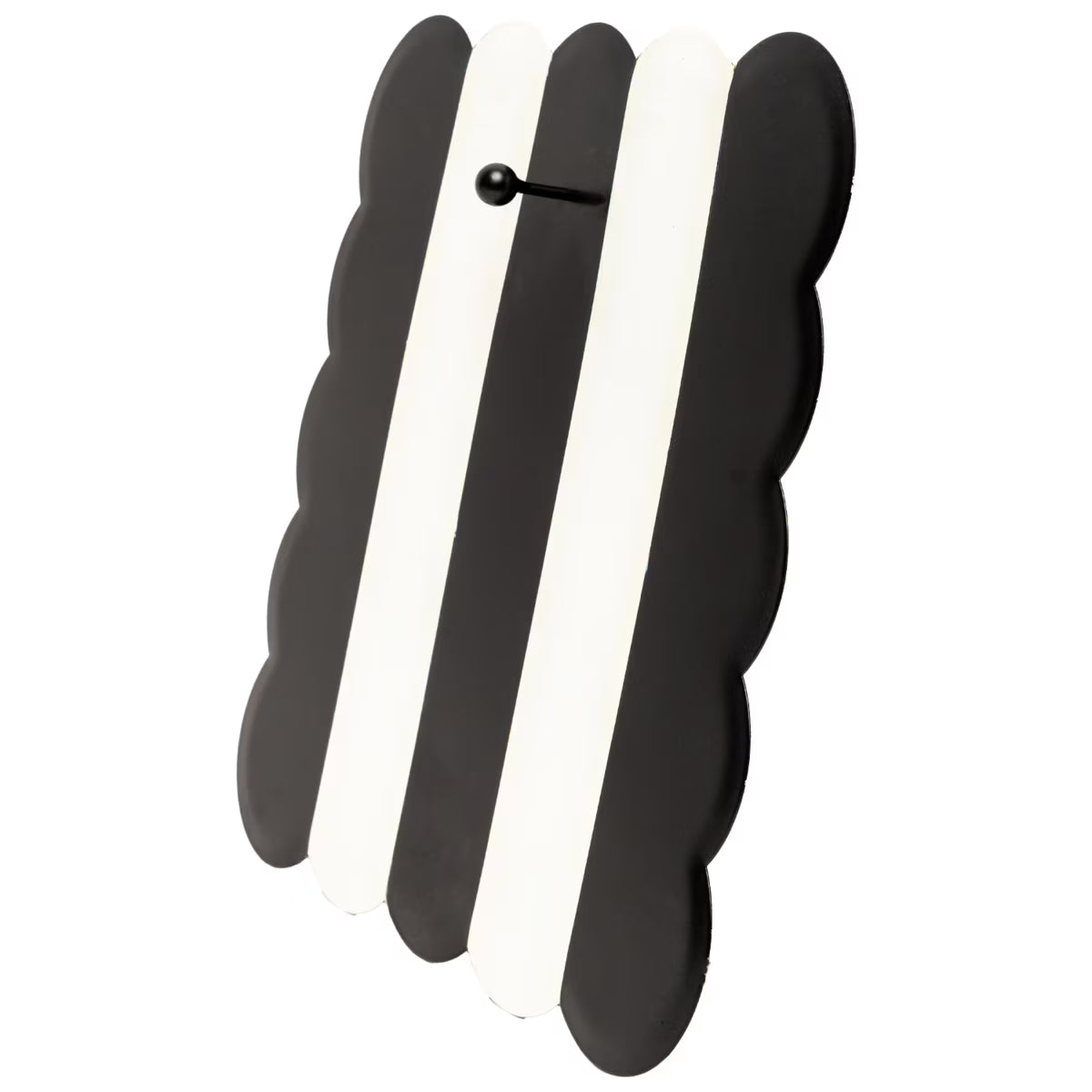 Round Top Black & White Display Board