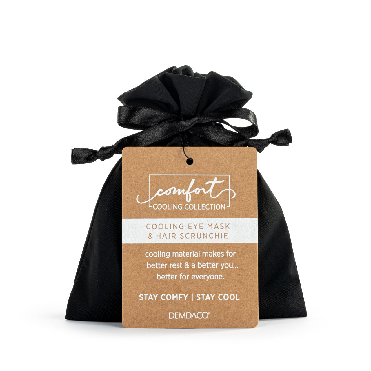 Demdaco's Cooling Weighted Eye Mask & Scrunchie gift Set