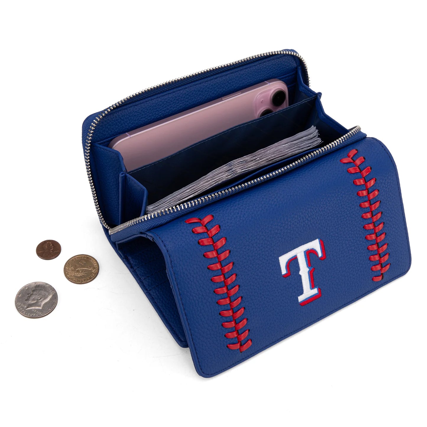 MLB Texas Rangers Wristlet Wallet