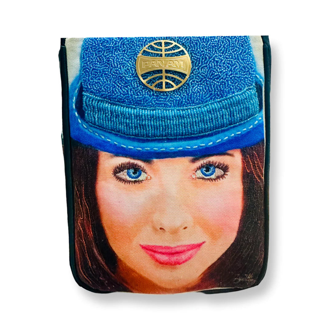 David Jeffery Crossbody Bag - Pan Am Bowler Hat Beaded