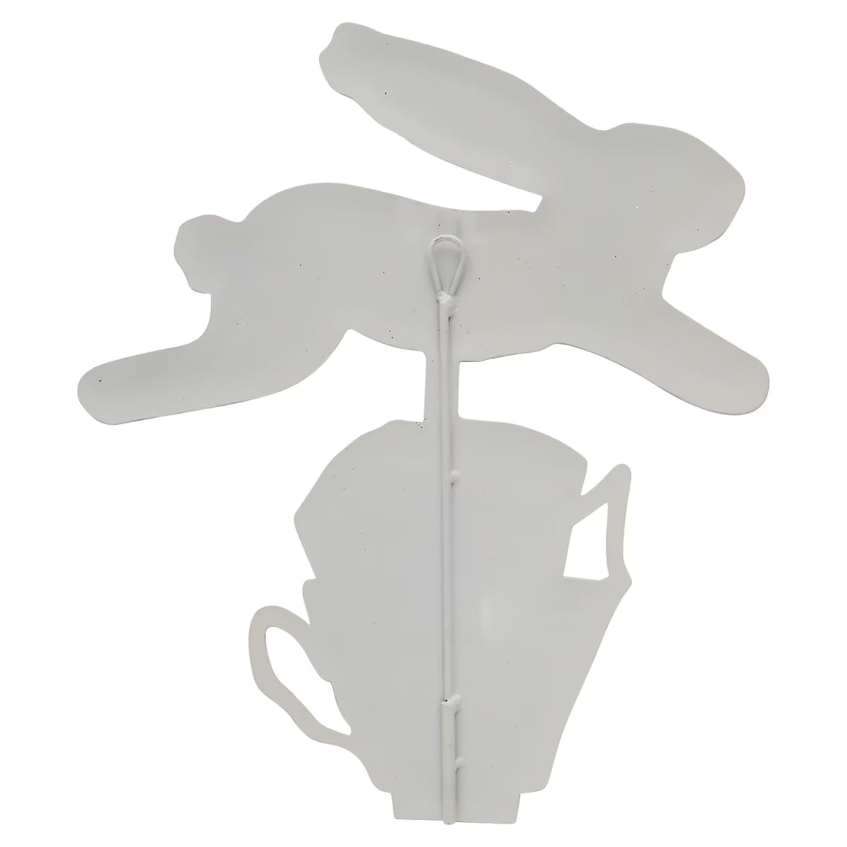 Round Top Gallery Bunny in Teacup Stake