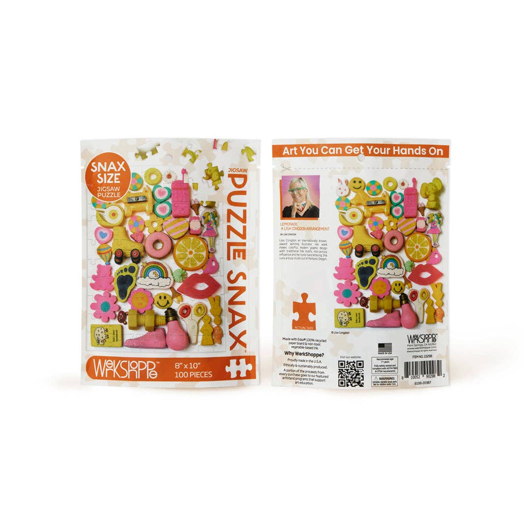 Werkshoppe's Lemonade 100 Piece Puzzle Snax