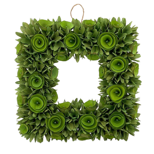 Galt Square Woodchip Wreath 19"