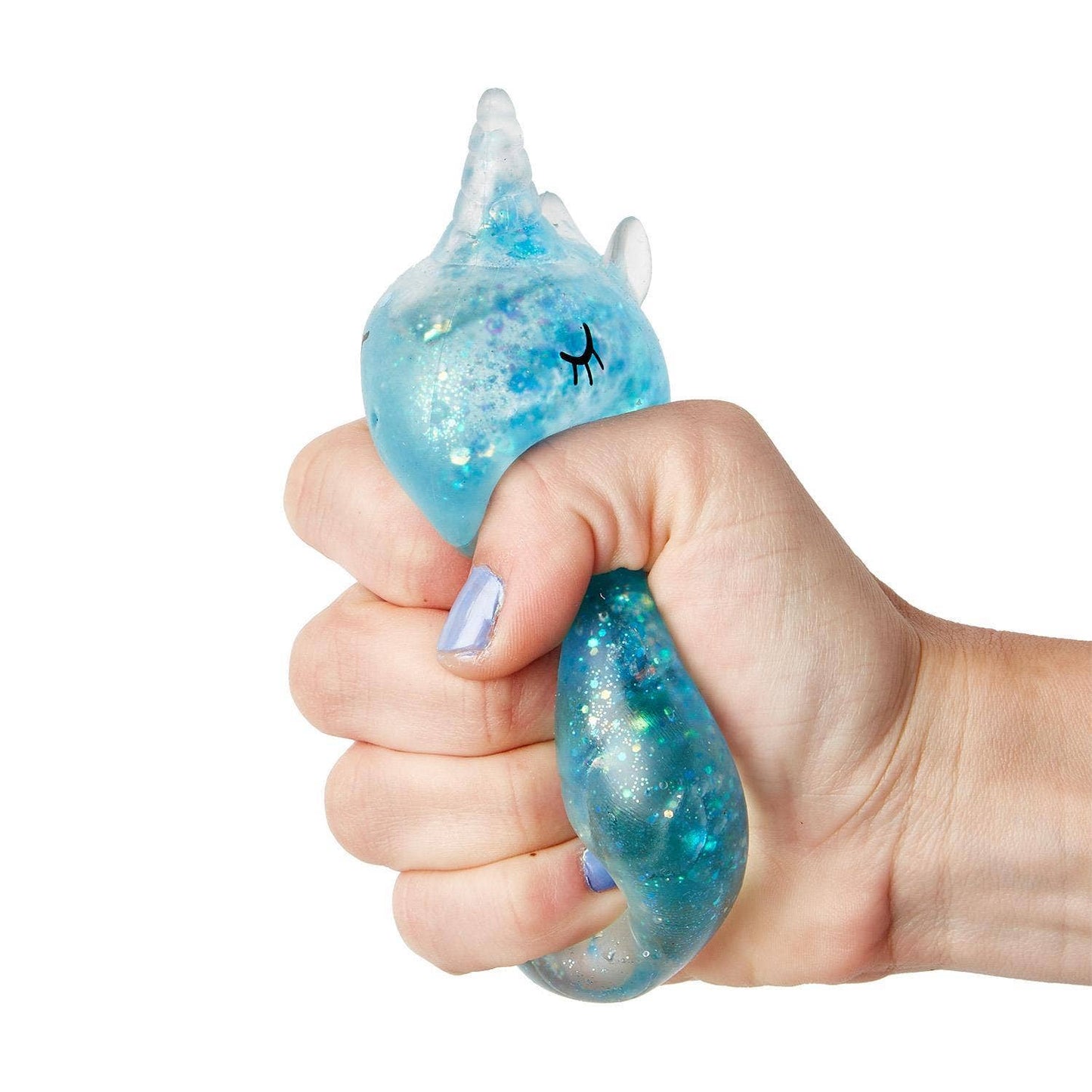 Cupcakes & Cartwheels Squishy Glitter Unicorn Toy
