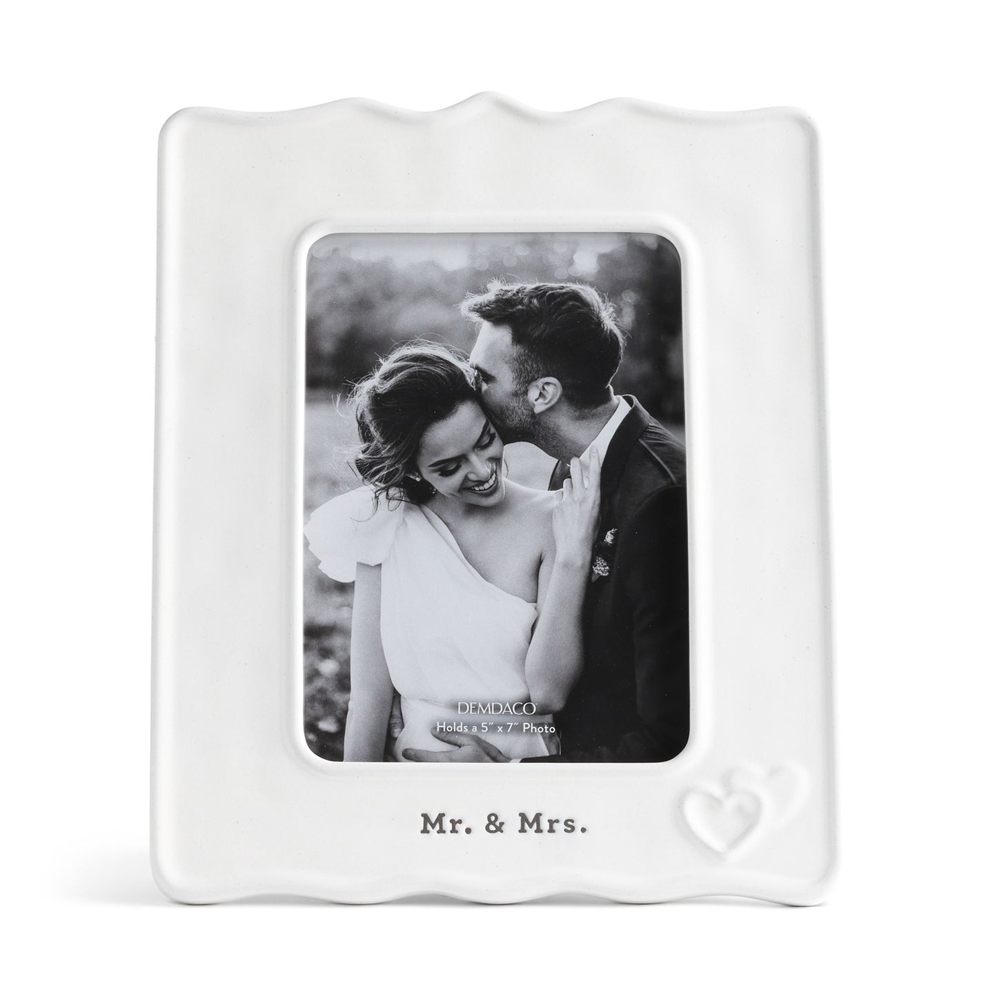 Demdaco’s Mr. & Mrs. Ceramic Picture Frame, 5x7