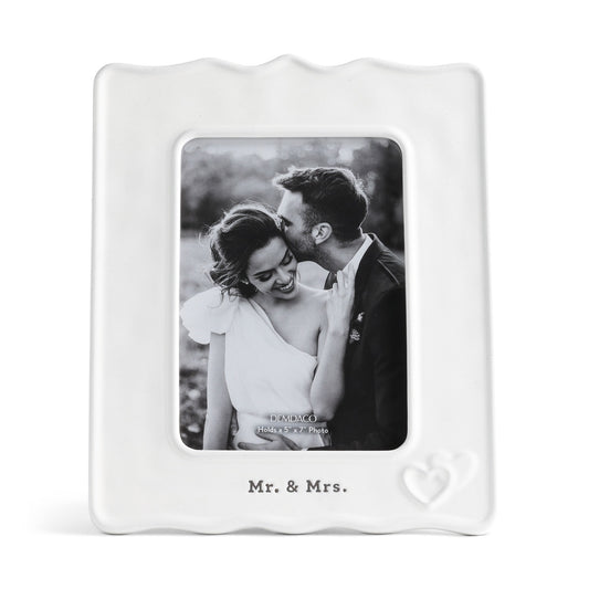 Demdaco’s Mr. & Mrs. Ceramic Picture Frame, 5x7