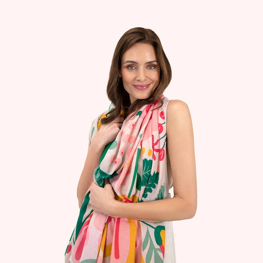 Print Scarf - Pop Flower Posie, by Powder Designs