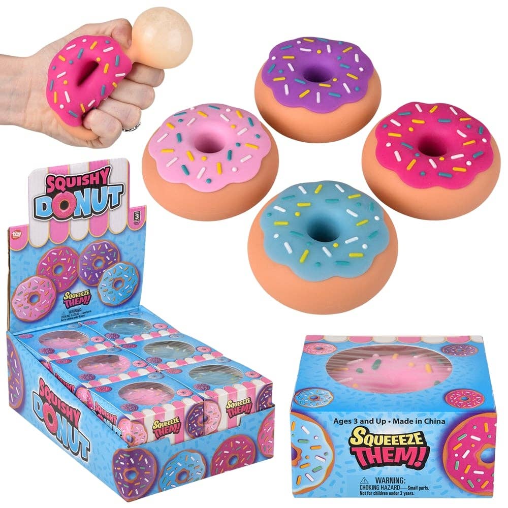 La Luna Bella 3" Squish and Stretch Donut