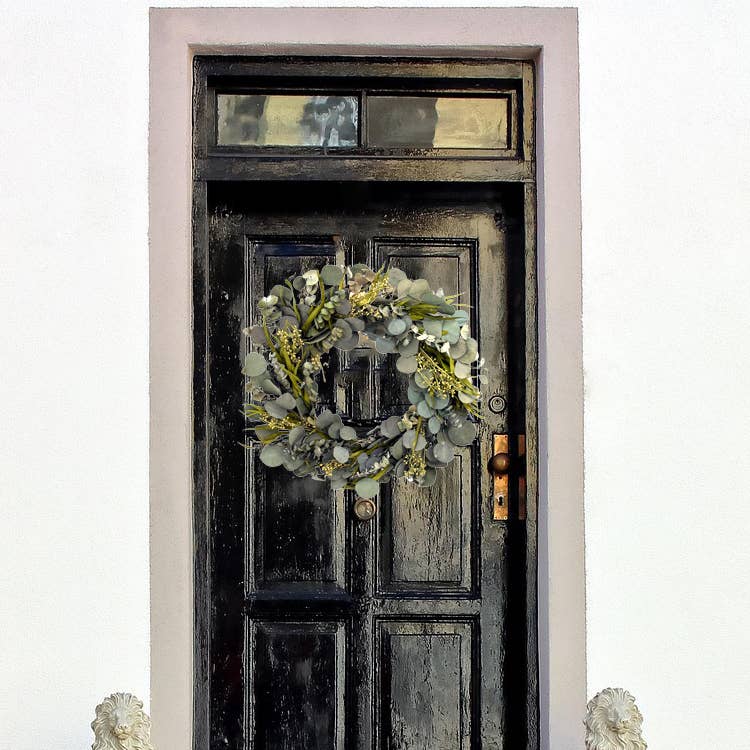 Galt Naturally Preserved Green Eucalyptus Wreath 21"