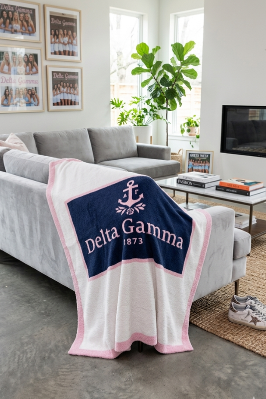 Delta Gamma Luxury Blanket