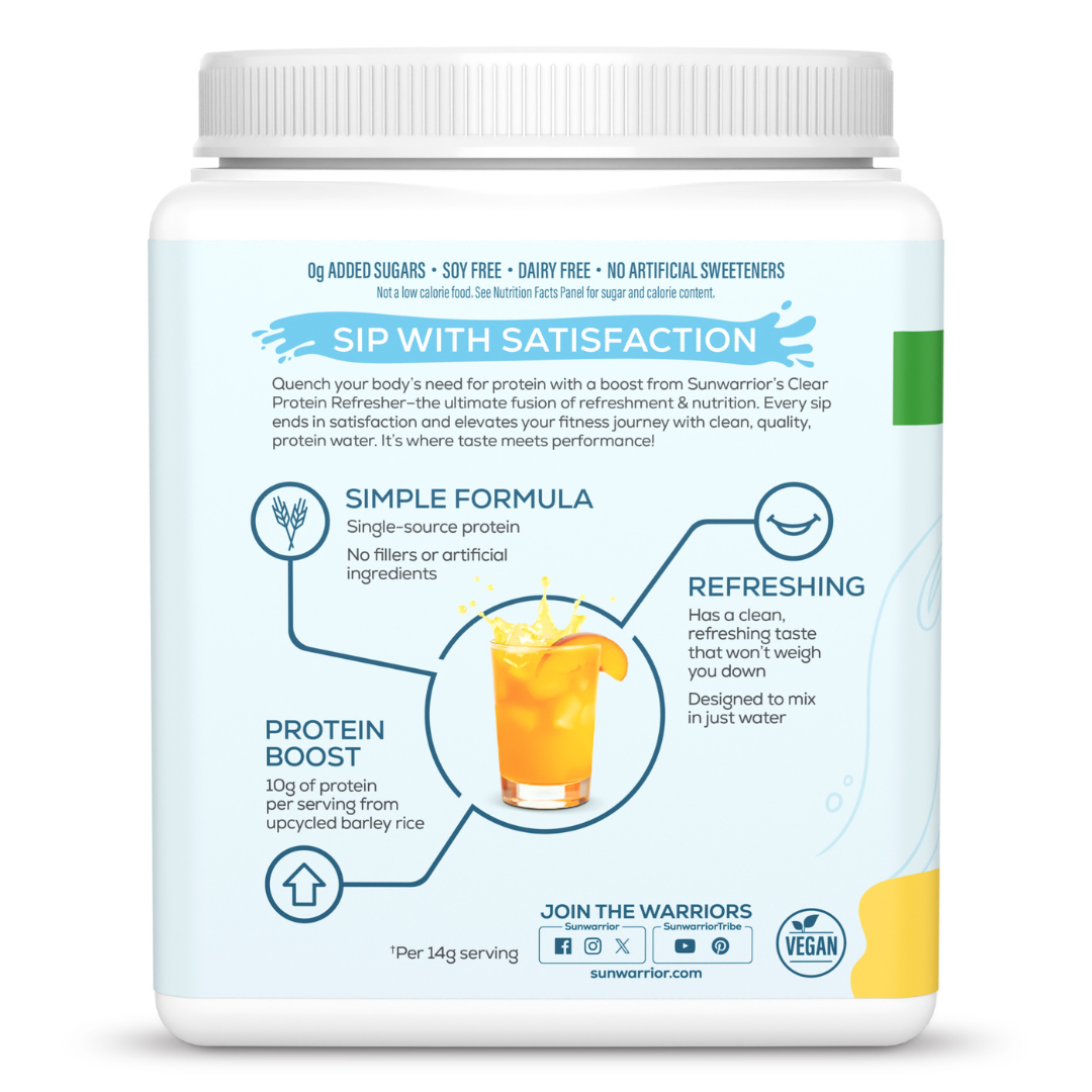 Clear Refresh Peach Mango Protein Powder - Barley Protein