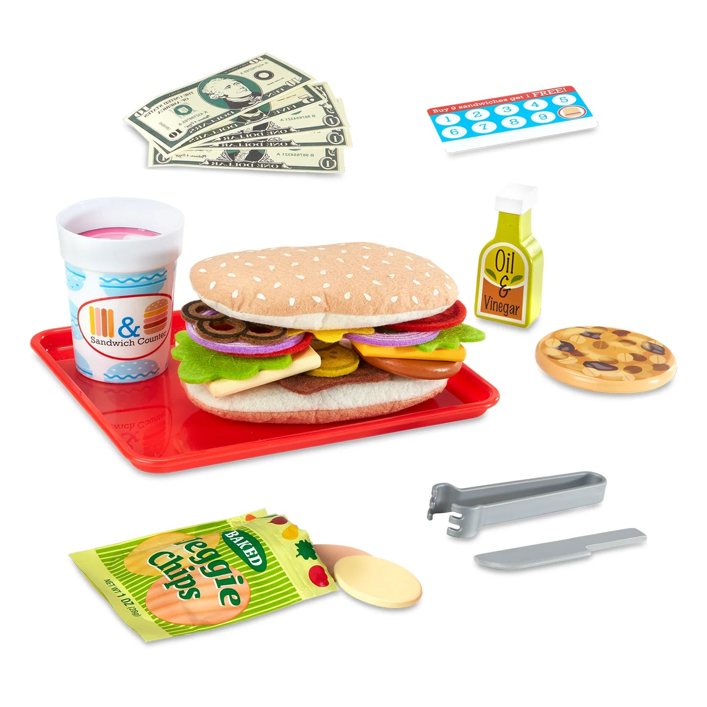 Melissa & Doug Slice & Stack Sandwich Counter
