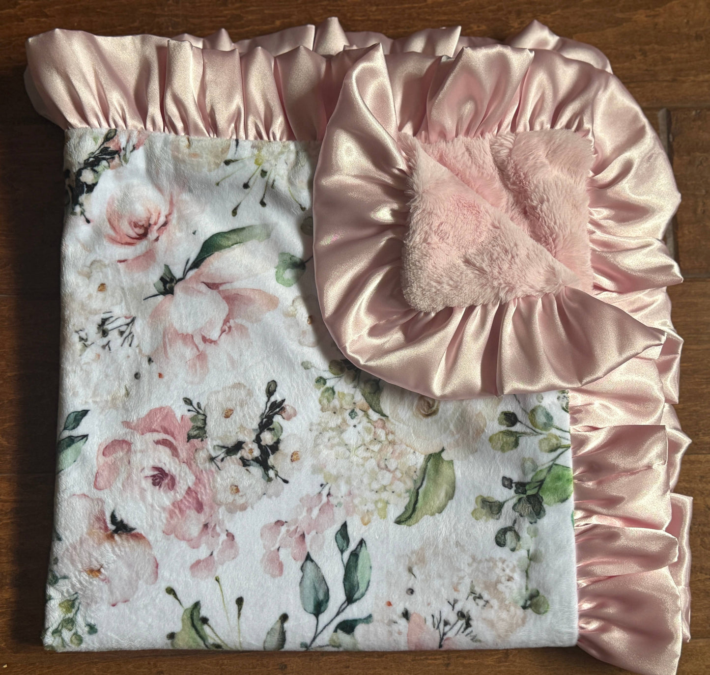 Cuddle Couture Something Pink Minky Blanket