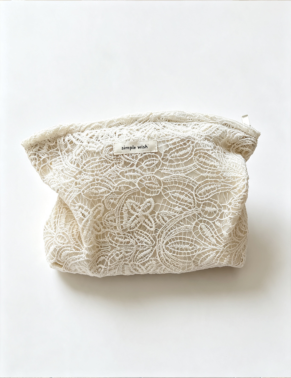 Sweetkama Ladies Lace Embroidery Mesh Cosmetic Bag