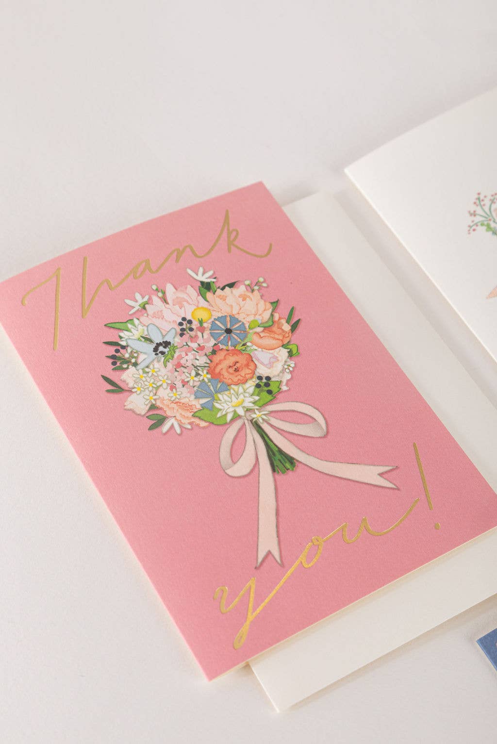 Karen Adams Thank You Bouquet Greeting Card