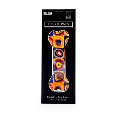 Modgy Kandinsky Circles Dog Bowls
