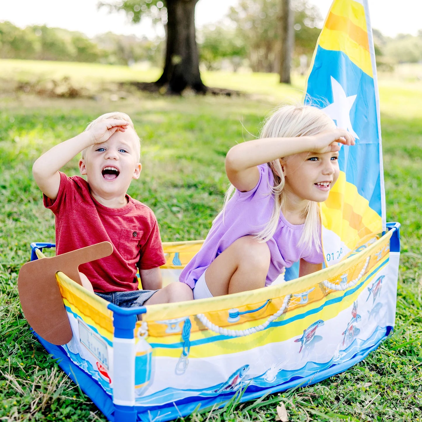 Melissa & Doug Let's explore Sailboat Play Set