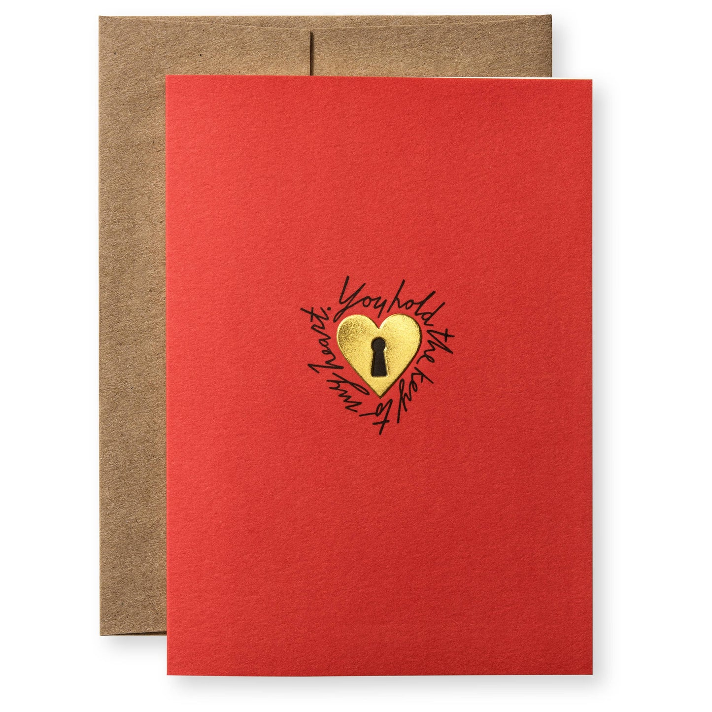 Karen Adams Love Lock Greeting Card