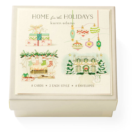 Karen Adams Home for the Holidays Gift Enclosure Box