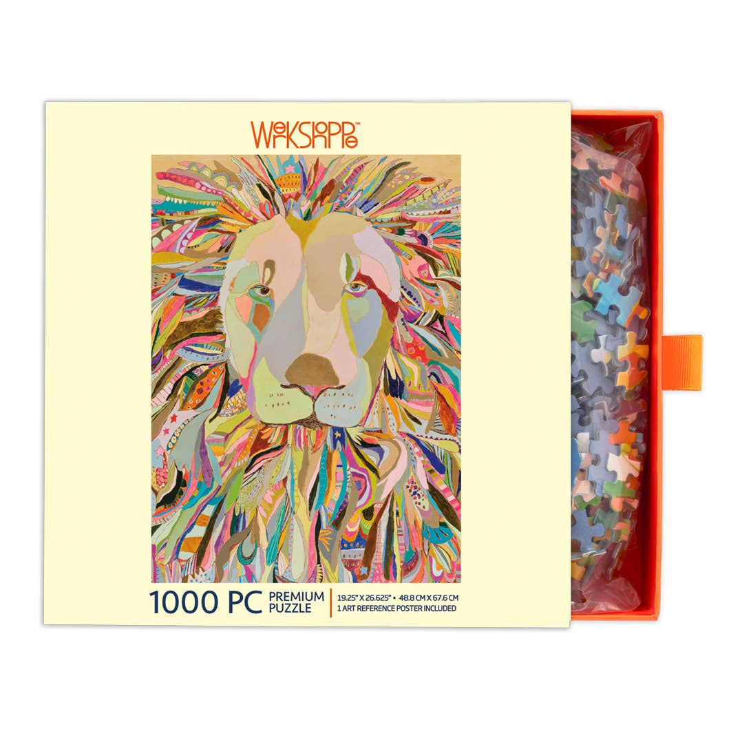 WerkShoppe Majestic Lion 1000 Piece Jigsaw Puzzle
