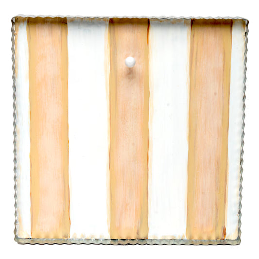Round Top Cream & White Display Board