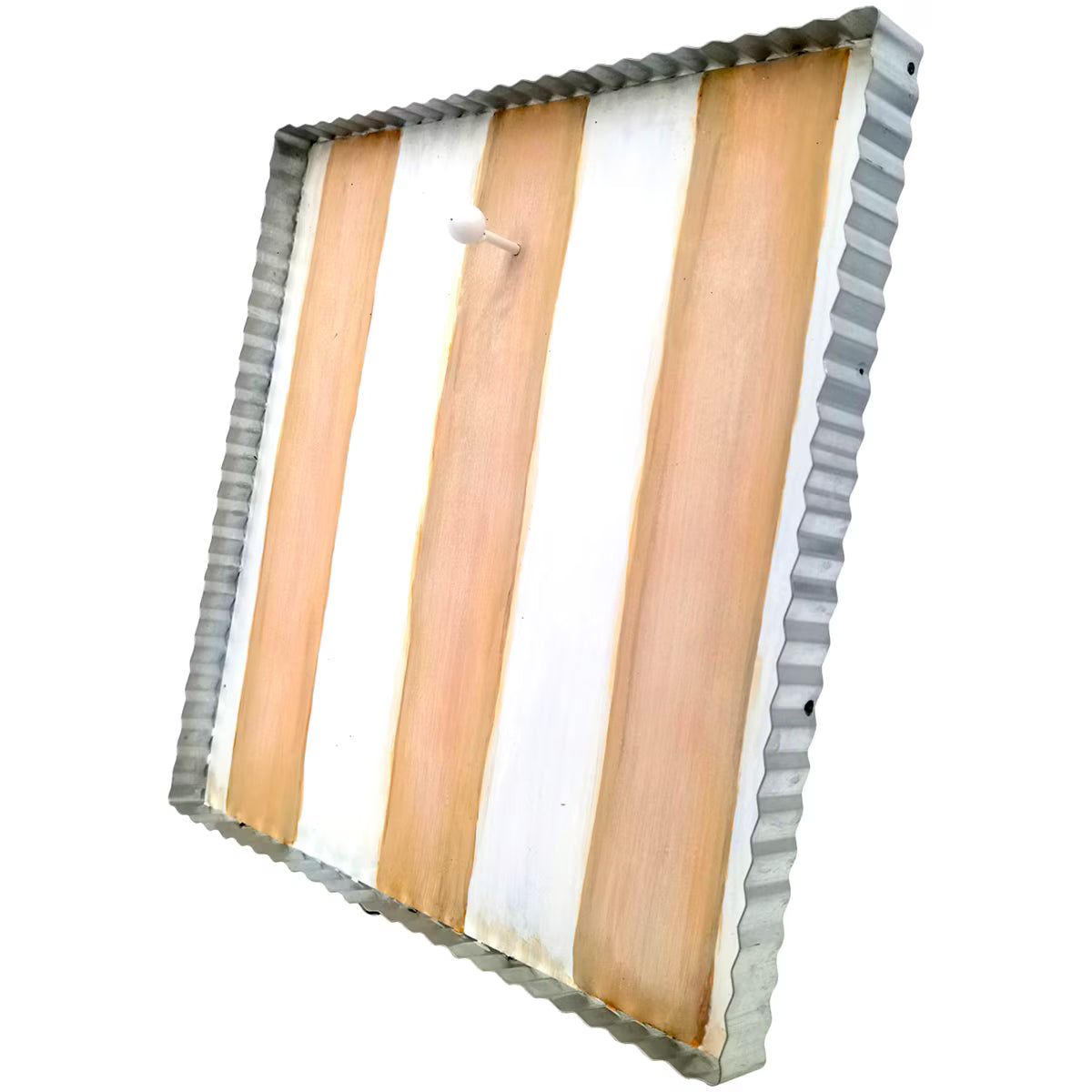 Round Top Cream & White Display Board