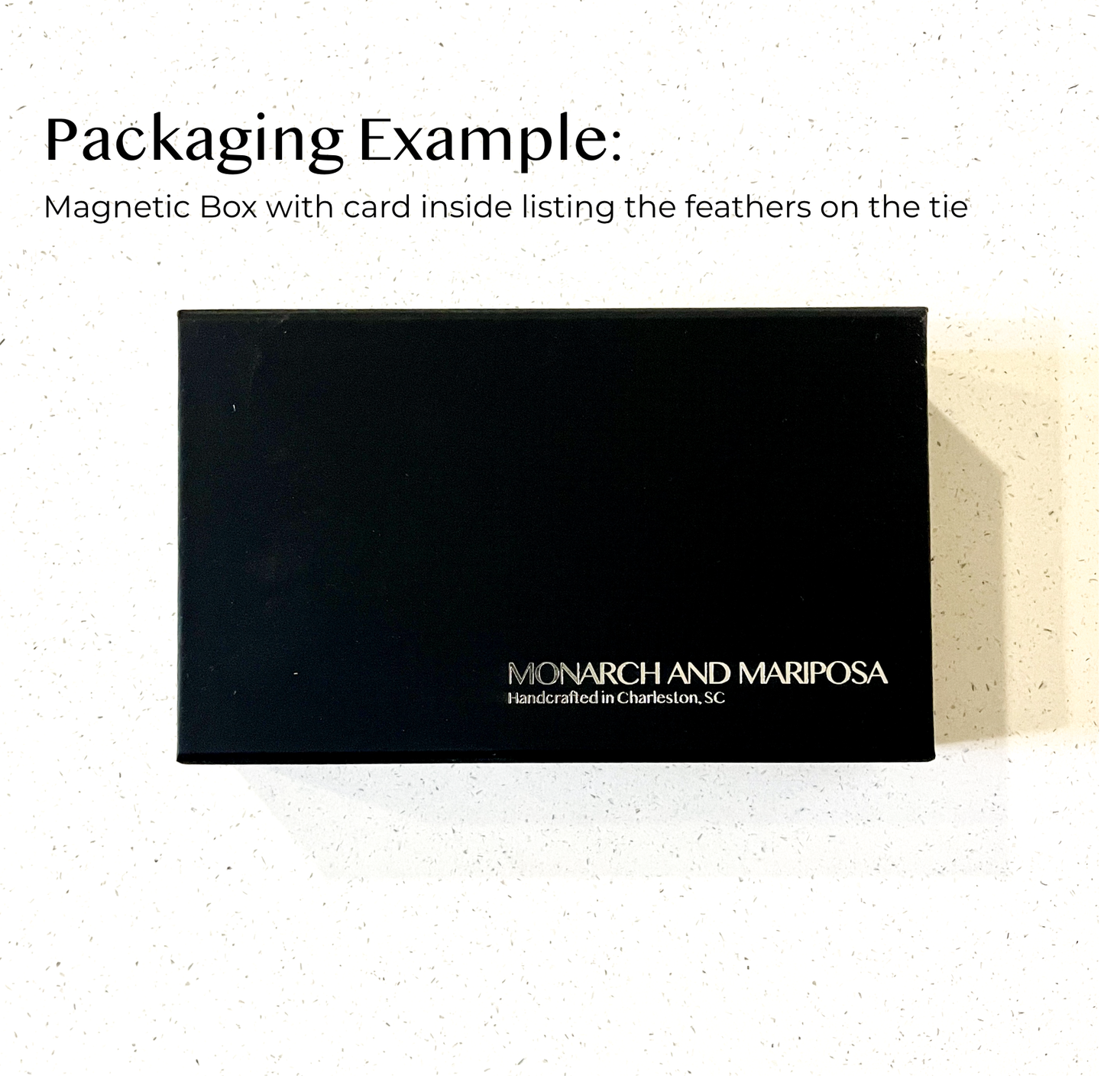 Monarch & Mariposa Feather Bow Tie - Light Blue Pheasant