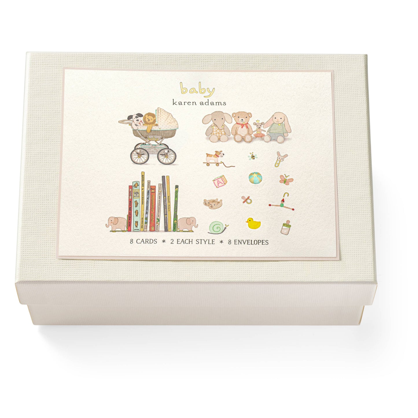 Karen Adams Baby Note Card Box