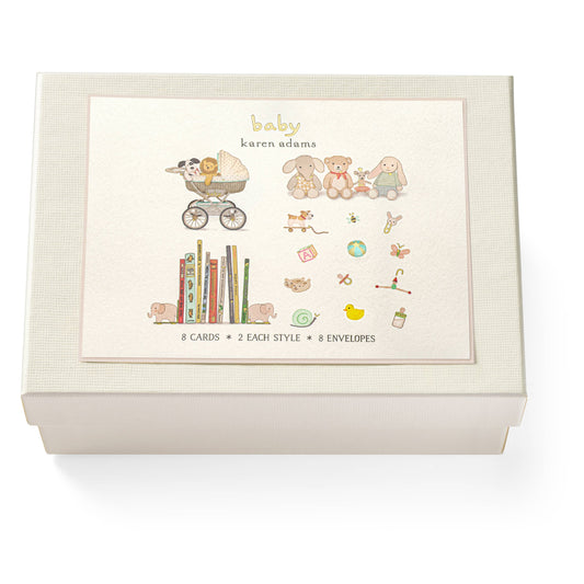 Karen Adams Baby Note Card Box