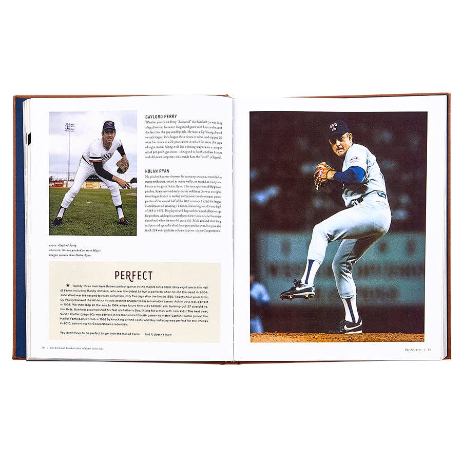 Graphic Image " The National Baseball Hall of Fame Collection" Leather Bound Book