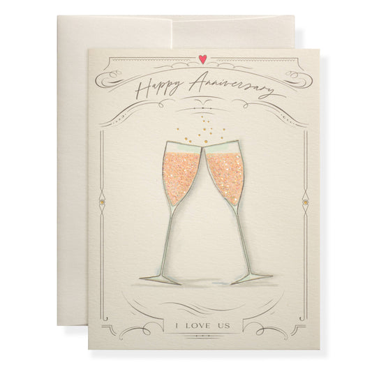 Karen Adams I Love Us Greeting Card