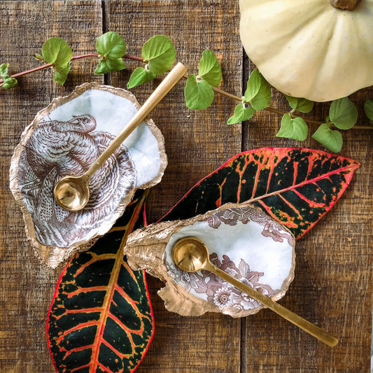 Kcrookdesign's Decorative Oyster Shells - Gobble Gobble