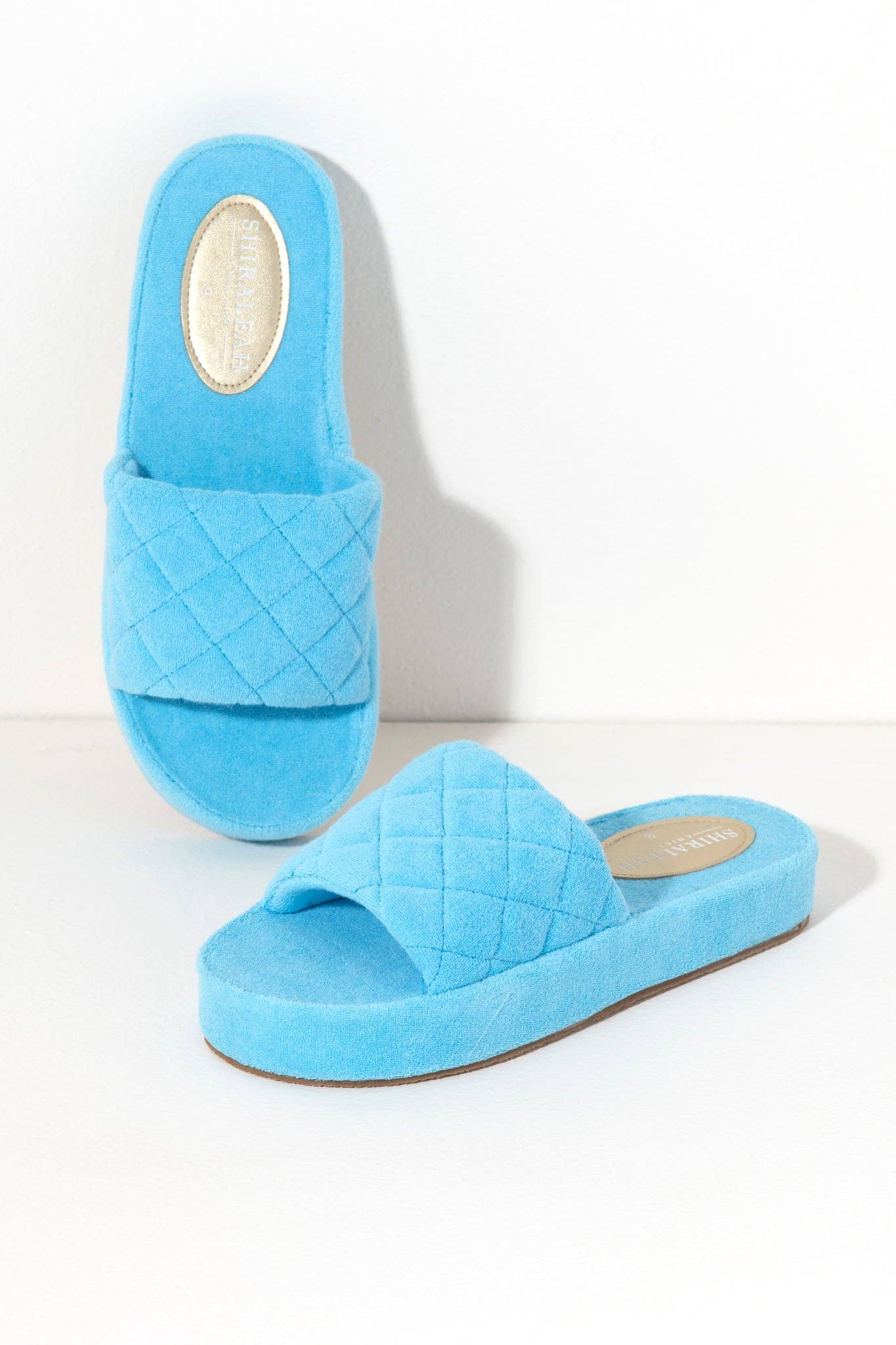 Shiraleah's SOL POOL SLIDES, TURQUOISE