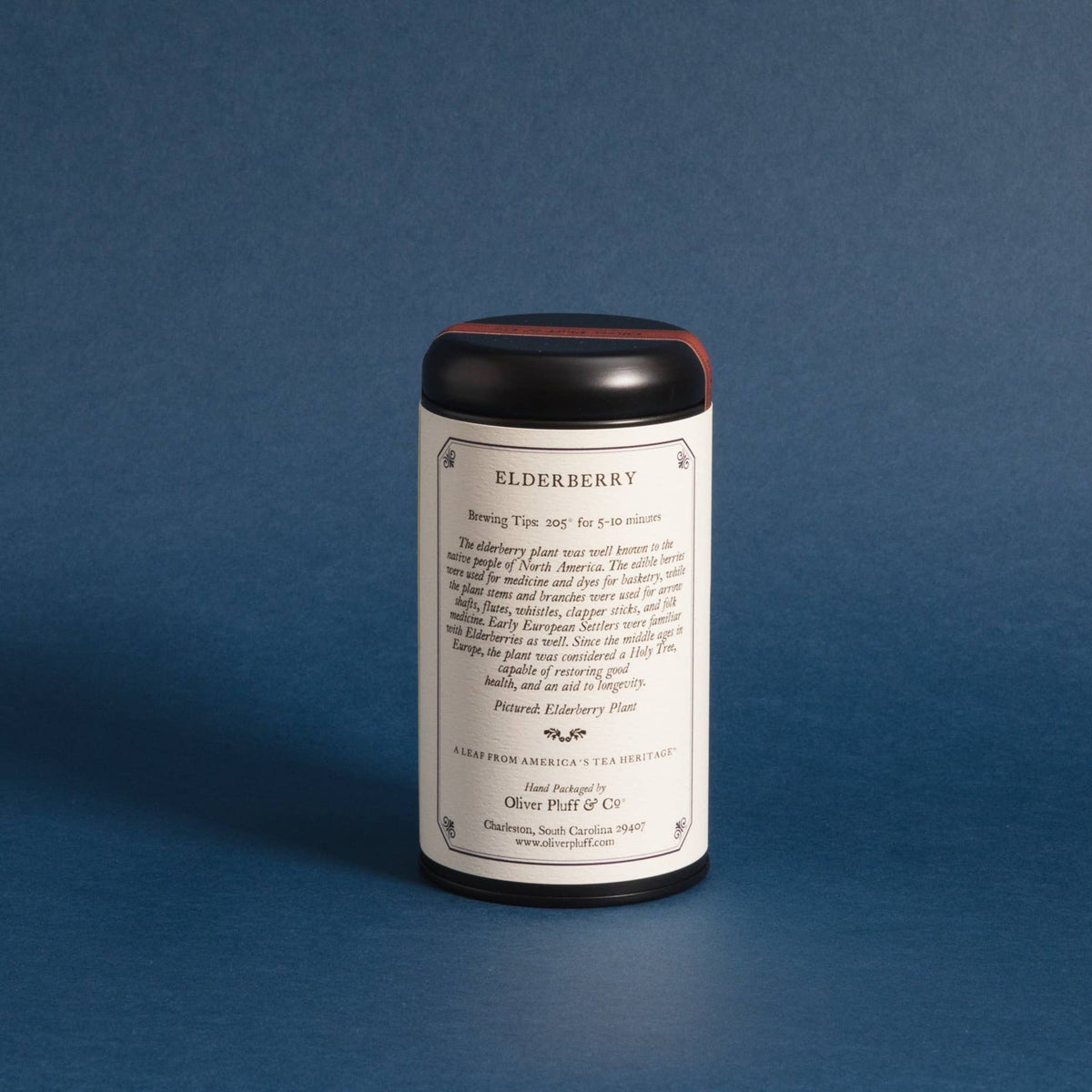 Oliver Pluff & Company Elderberry - 20 Teabags in Signature Tea Tin