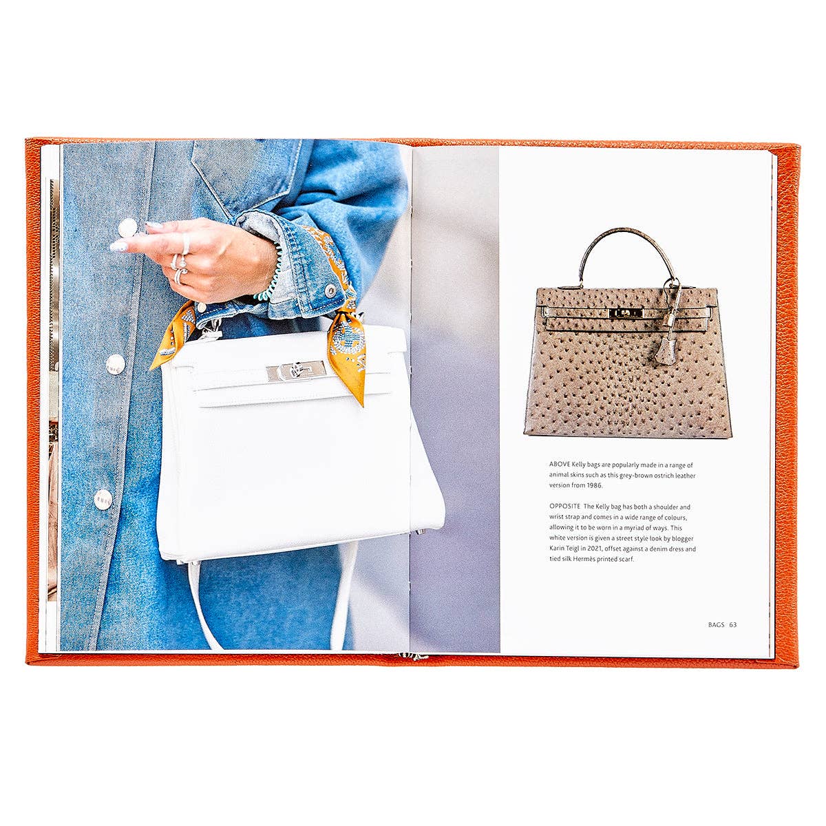 Graphic Image "Little Book of Hermès" Leather Bound