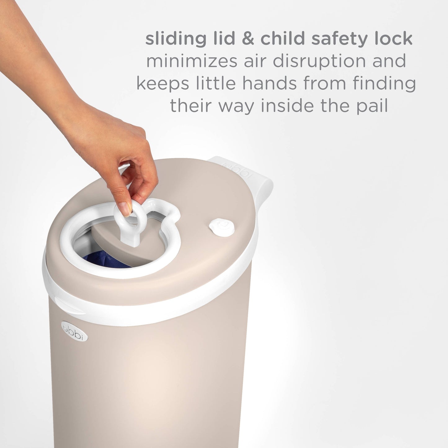 Ubbi Diaper Pail (Taupe)